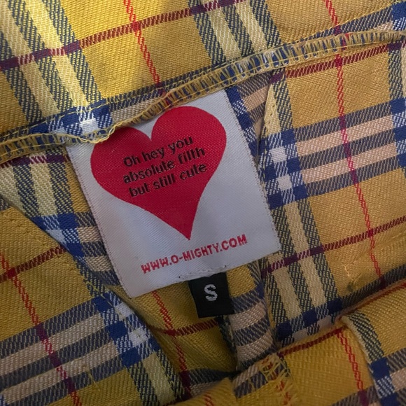 Omighty yellow checkered pants - Picture 2 of 2